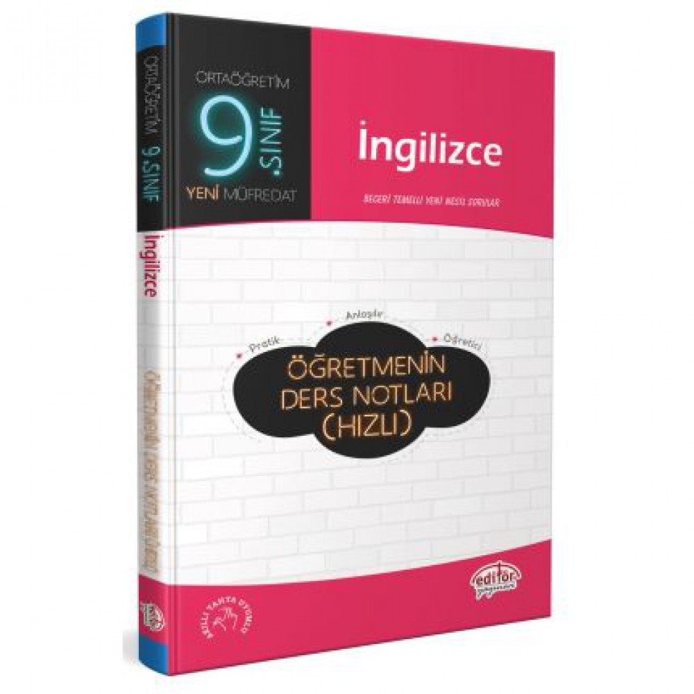 EDİTÖR 9.SINIF İNGİLİZCE ÖĞRETMENİN DERS NOTLARI (HIZLI)