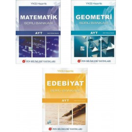 FEN BİLİMLER YAYINLARI YKS SAYISAL AYT 3 LÜ SORU BANKASI SET