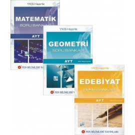 FEN BİLİMLER YAYINLARI YKS SAYISAL AYT 3 LÜ SORU BANKASI SET
