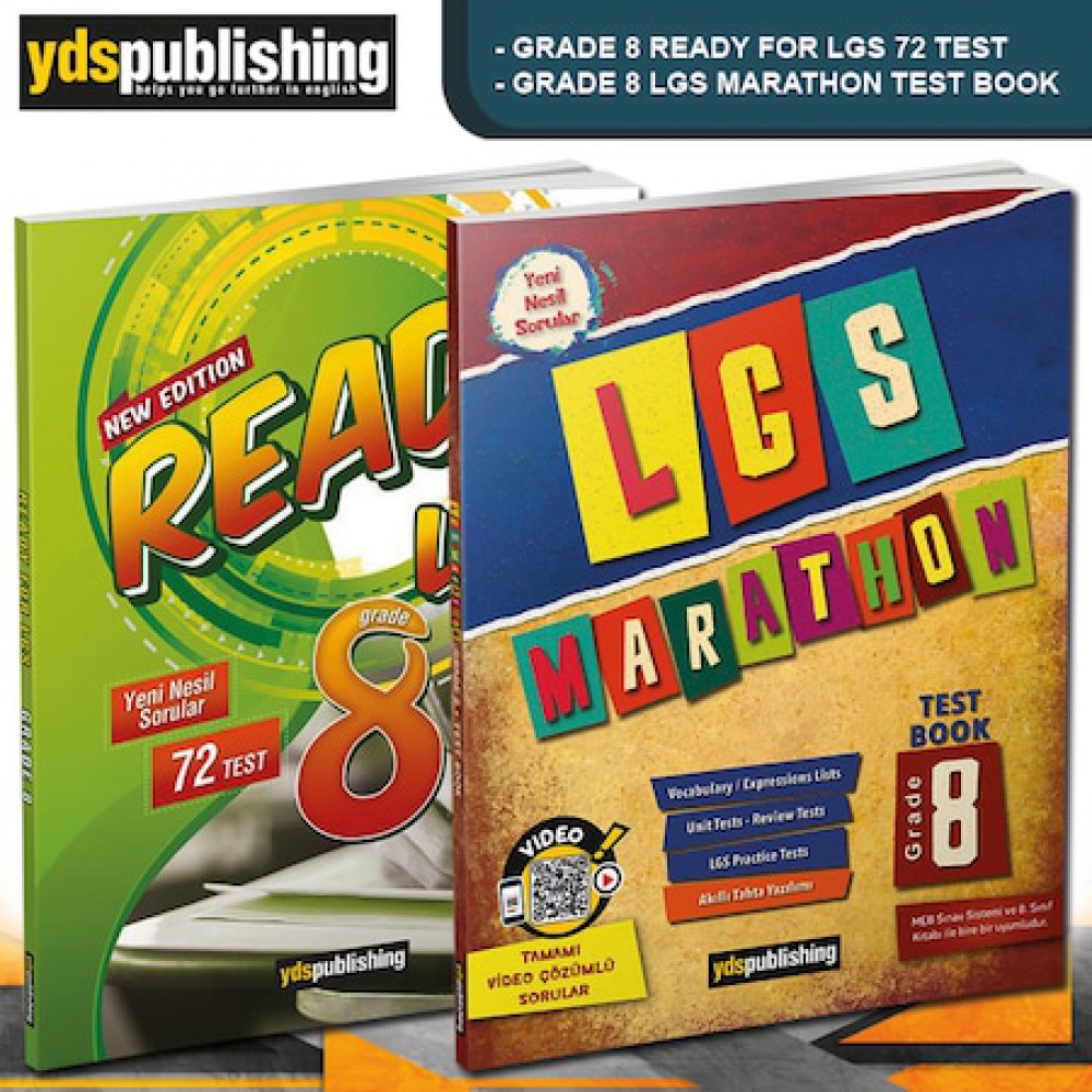 YDS PUBLISHING 8. SINIF LGS 2 ADET İNGİLİZCE TEST KİTABI 2021