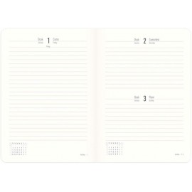 KESKİN COLOR 17*24 GÜNLÜK TERMO DERİ AJANDA MOR