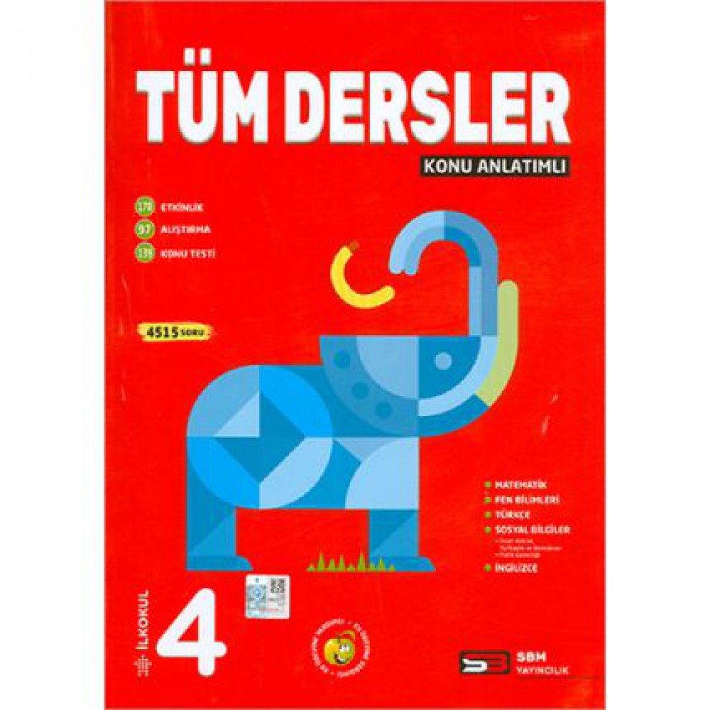 SBM YAYINCILIK  4.SINIF TÜM DERSLER