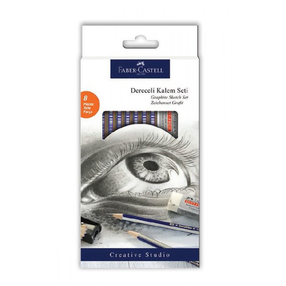 FEBER DERECELİ KALEM ÇİZİM SETİ GOLD FABER 