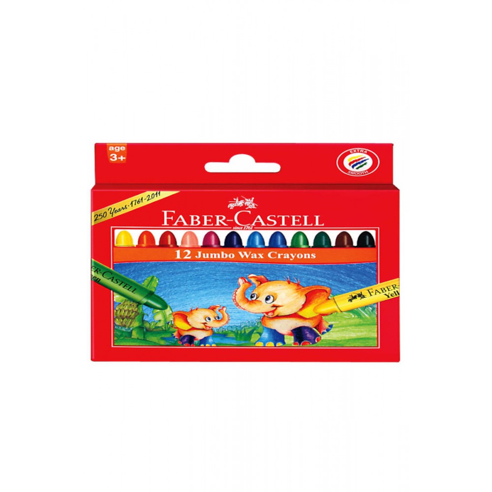 FABER PASTEL WAX CRAYON SÜPER 12 RENK