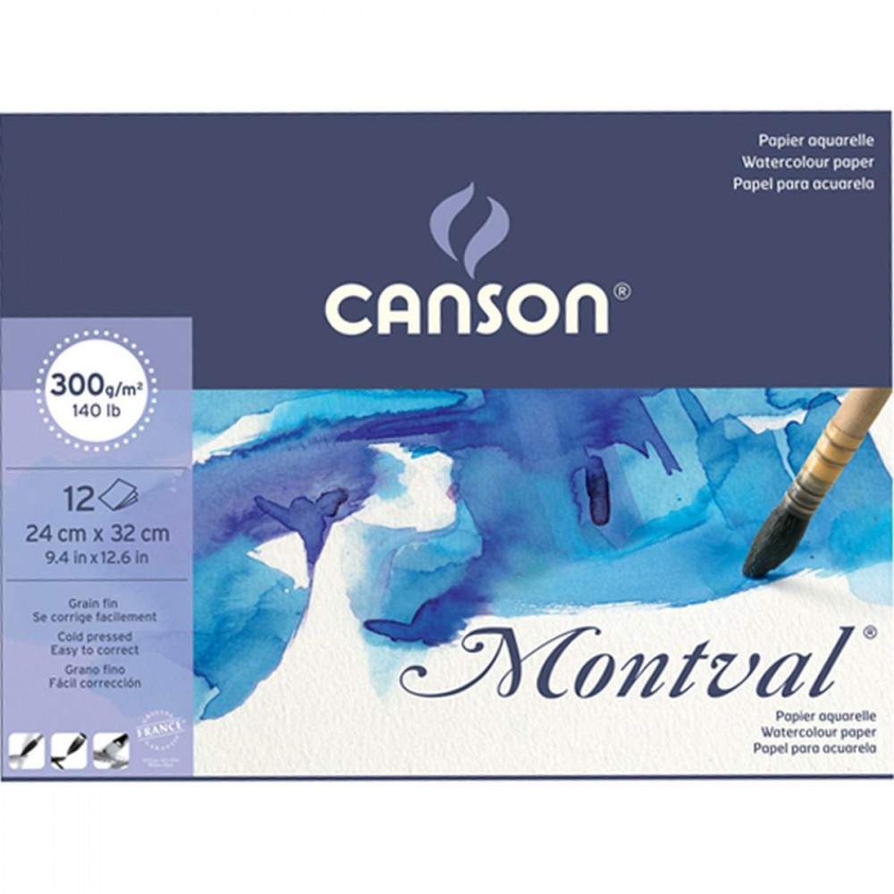 CANSON SULUBOYA BLOK 24*32 300GR 12YP MONTVAL