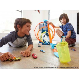 HOT WHELSS TRACK BULDER ÜÇLÜ ÇEMBER AKSİYONU SETİ GLC96