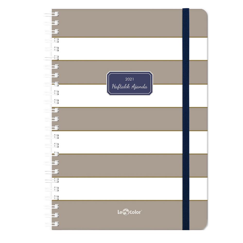 LE COLOR STONE 2021 HAFTALIK AJANDA 15*21 (STİCKERLİ)