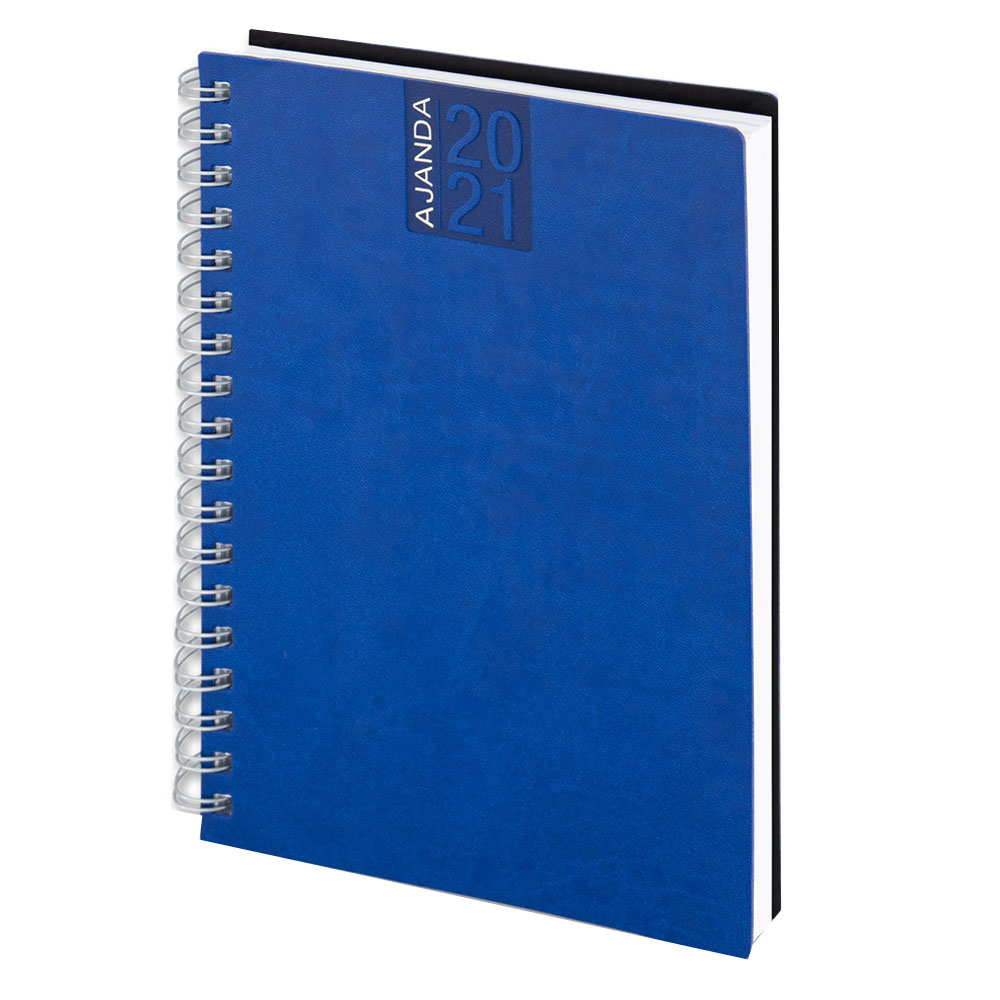 LE COLOR GÜNLÜK SPİRALLİ AJANDA CİLTLİ 15*21 LACİVERT