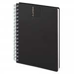 LE COLOR GÜNLÜK SPİRALLİ AJANDA CİLTLİ 17*24 SİYAH