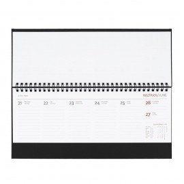 LE COLOR MASA TAKVİMİ SPİRALLİ 22*14 SİYAH