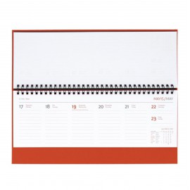 LE COLOR MASA TAKVİMİ SPİRALLİ 22*14 KIRMIZI