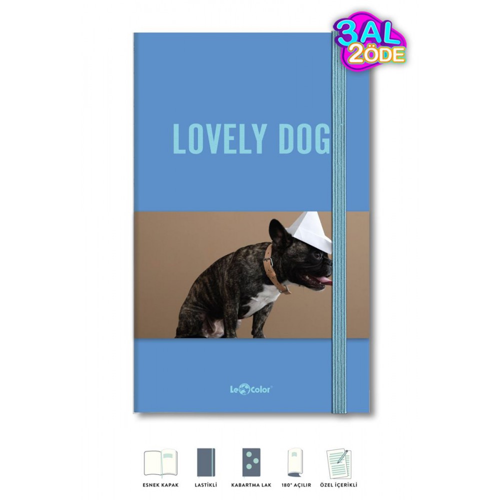 LE COLOR DOG LOVER ESNEK KAPAK DEFTER 13*21 192 syf