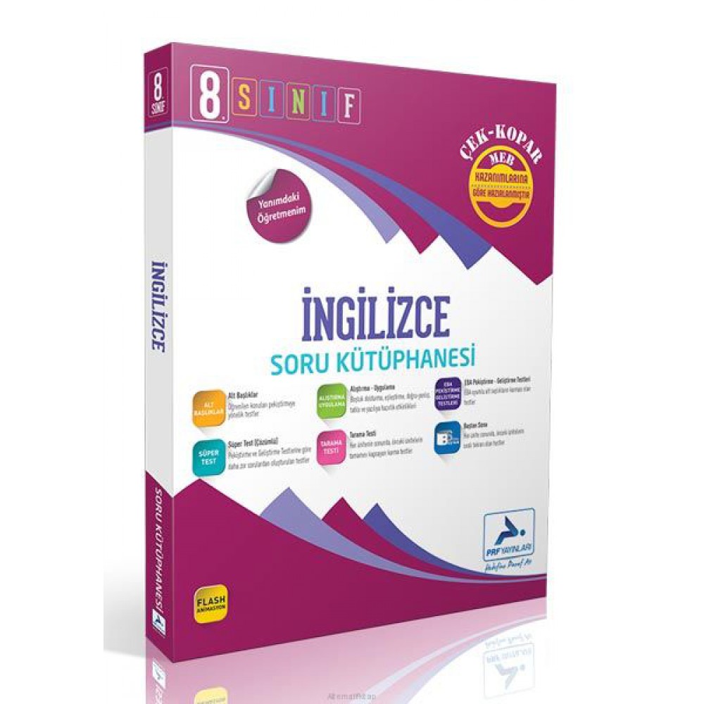 PARAF 8.SINIF İNGİLİZCE SORU KÜTÜPHANESİ