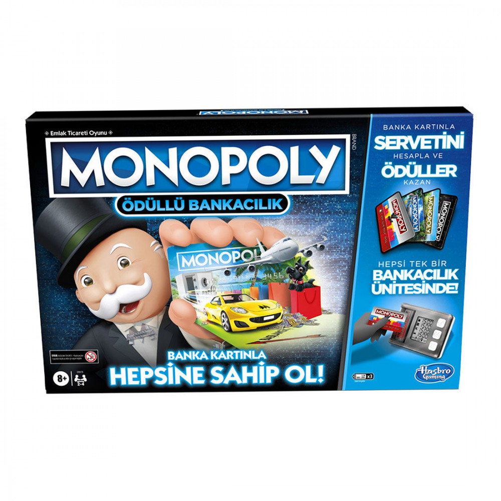 HASBRO MONOPOLY ÖDÜLLÜ BANKACILIK E8978