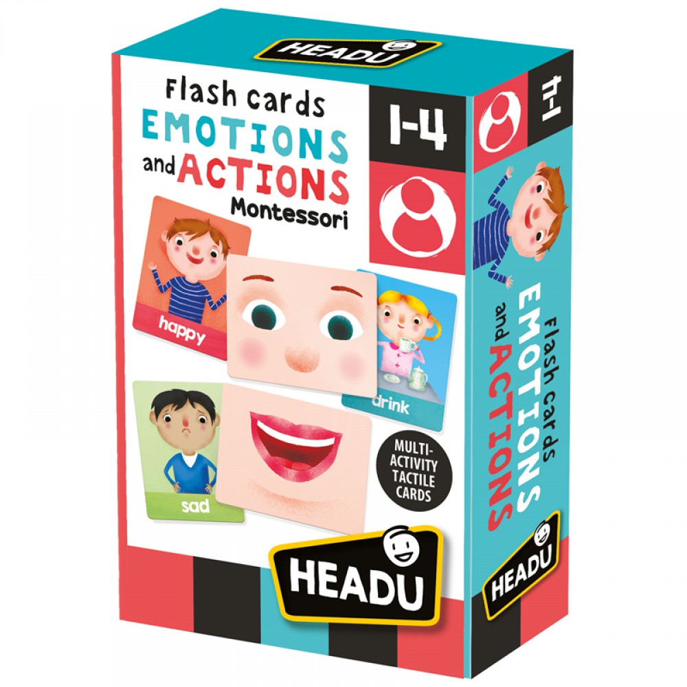 HEADU FLASHCARDS EMOTIONS AND ACTIONS (1-4 YAŞ)