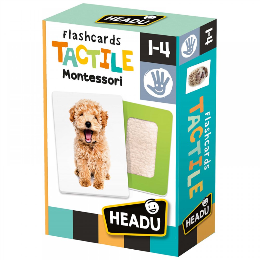 HEADU FLASHCARDS TACTILE MONTESSORİ (1-4 YAŞ)