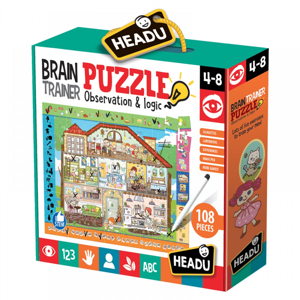 HEADU BRAIN TRAINER PUZZLE (4-8 YAŞ)