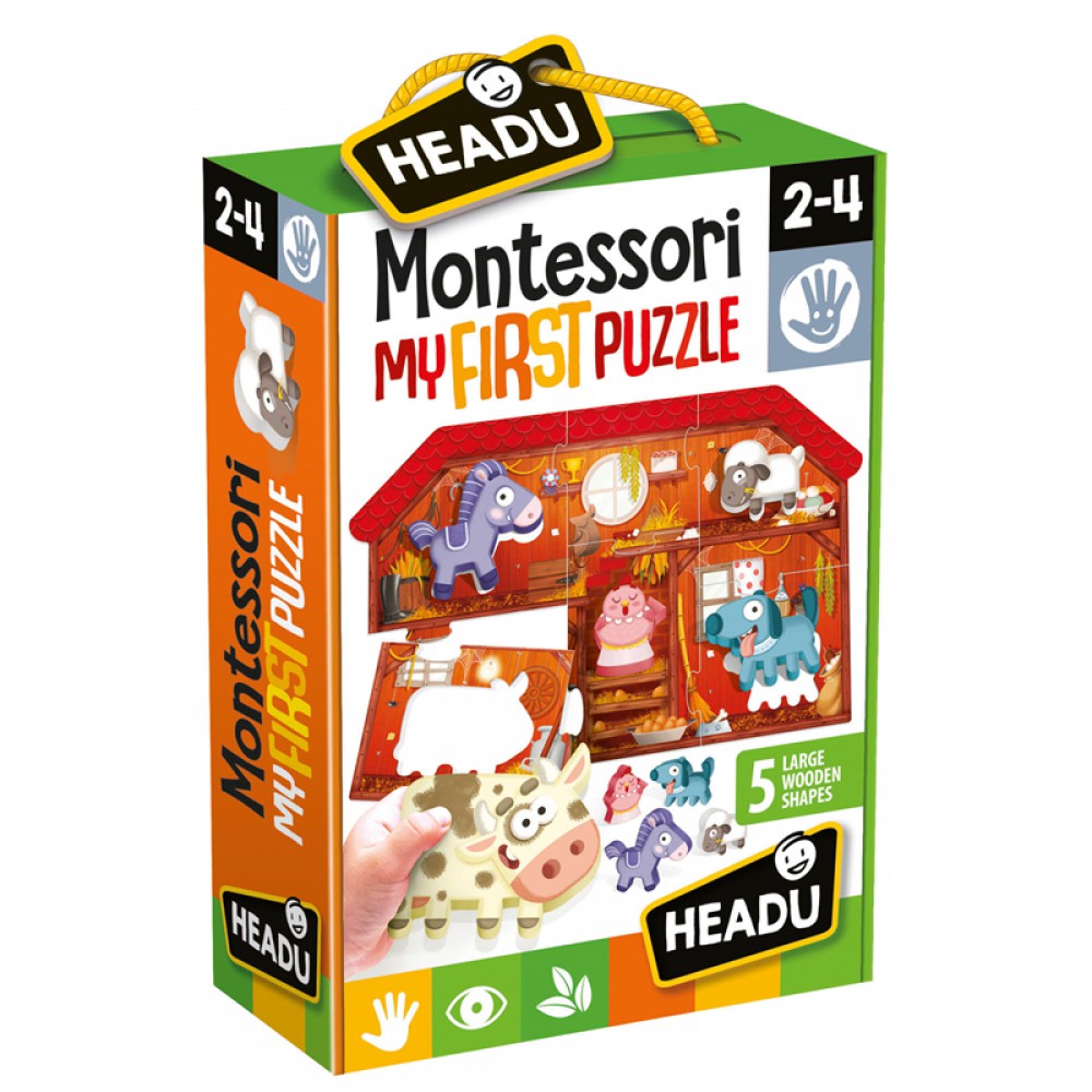 HEADU MONTESSORI FIRST PUZZLE THE FARM (2-4 YAŞ)