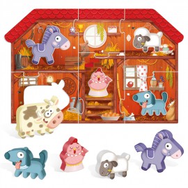 HEADU MONTESSORI FIRST PUZZLE THE FARM (2-4 YAŞ)