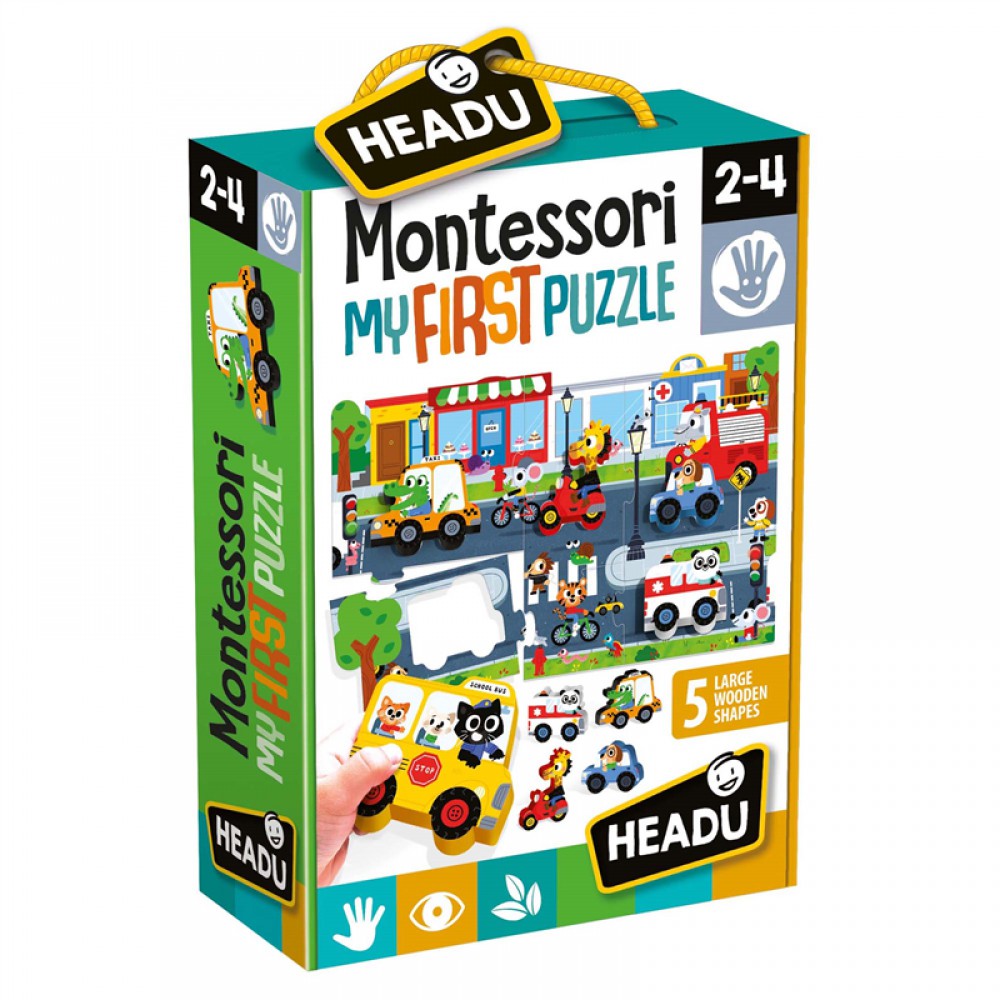 HEADU MONTESSORI FIRST PUZZLE THE CITY (2-4 YAŞ)