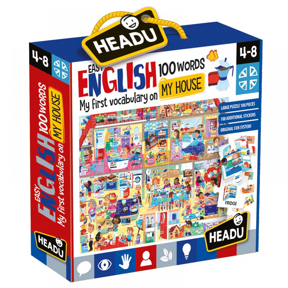 HEADU EASY ENGLISH 100 WORDS MY HOUSE (4-8 YAŞ)