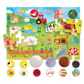 HEADU TACTILE PUZZLE MONTESSORI (1-4 YAŞ)