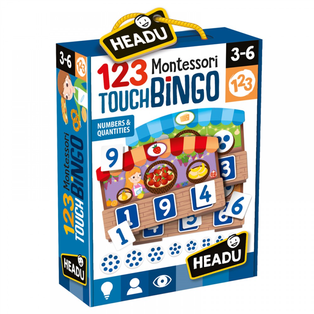 HEADU 123 MONTESSORI TOUCH BINGO (3-6 YAŞ)