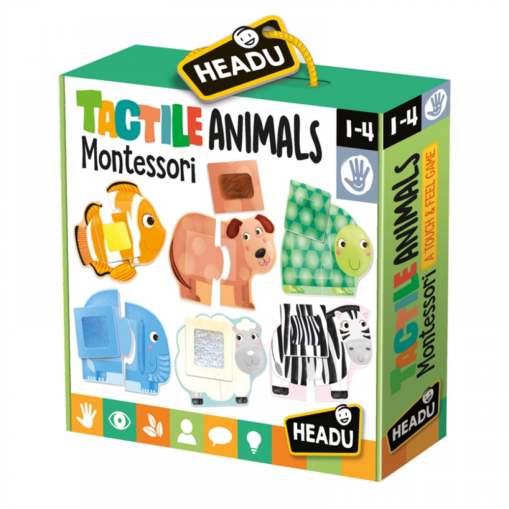 HEADU TACTILE ANIMALS MONTESSORI (1-4 YAŞ)