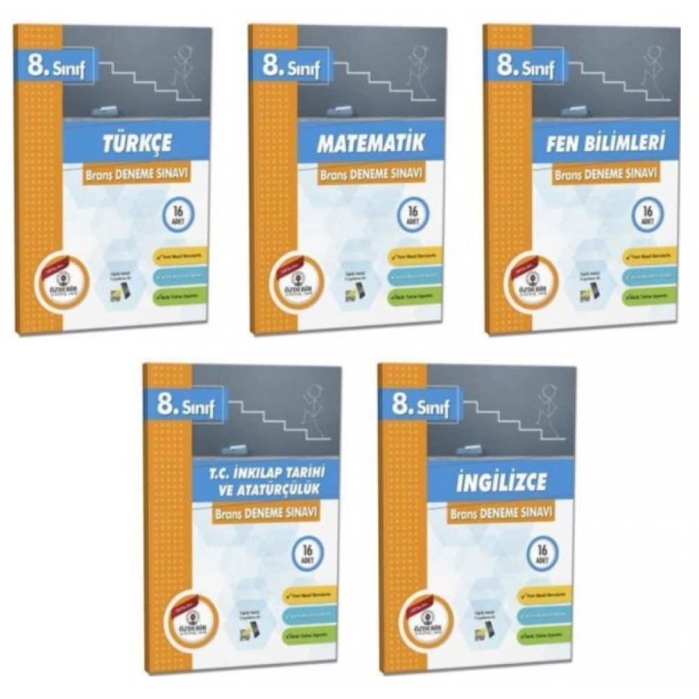 ÖZDEBİR 8.SINIF BRANŞ DENEMELERİ 5 Lİ