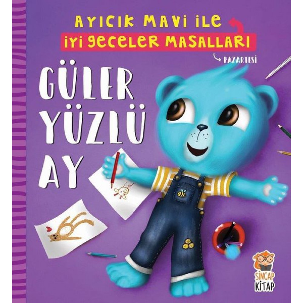 TİMAŞ GÜLER YÜZLÜ AY-AYICIK MAVİ İLE İYİ GECELER MASAL