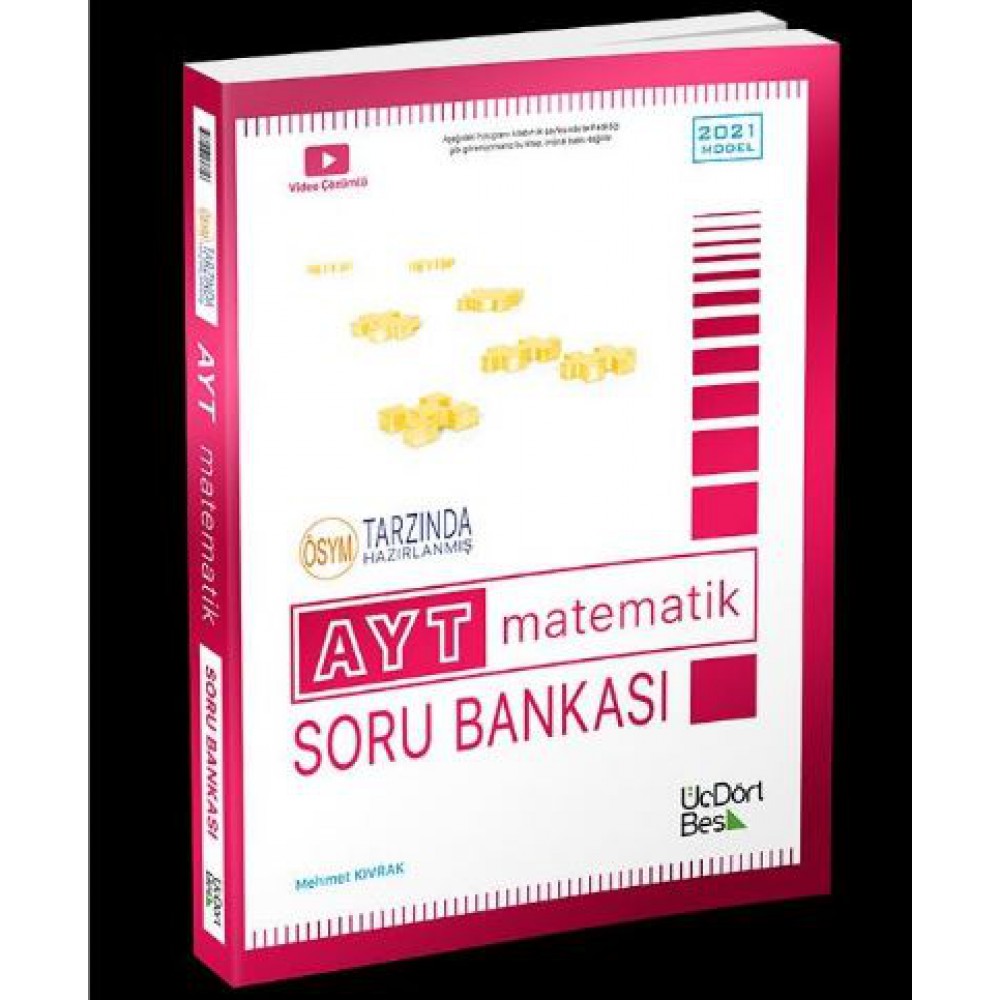 ÜÇDÖRTBEŞ AYT MATEMATİK SORU BANKASI 2021