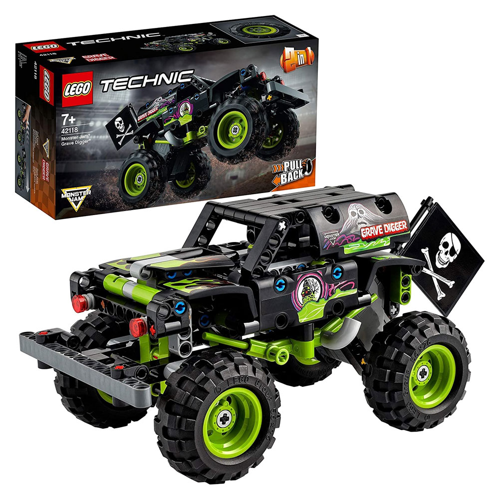 LEGO TECHNİC MONSTER JAM GRAVE DİGGER 212prç 42118