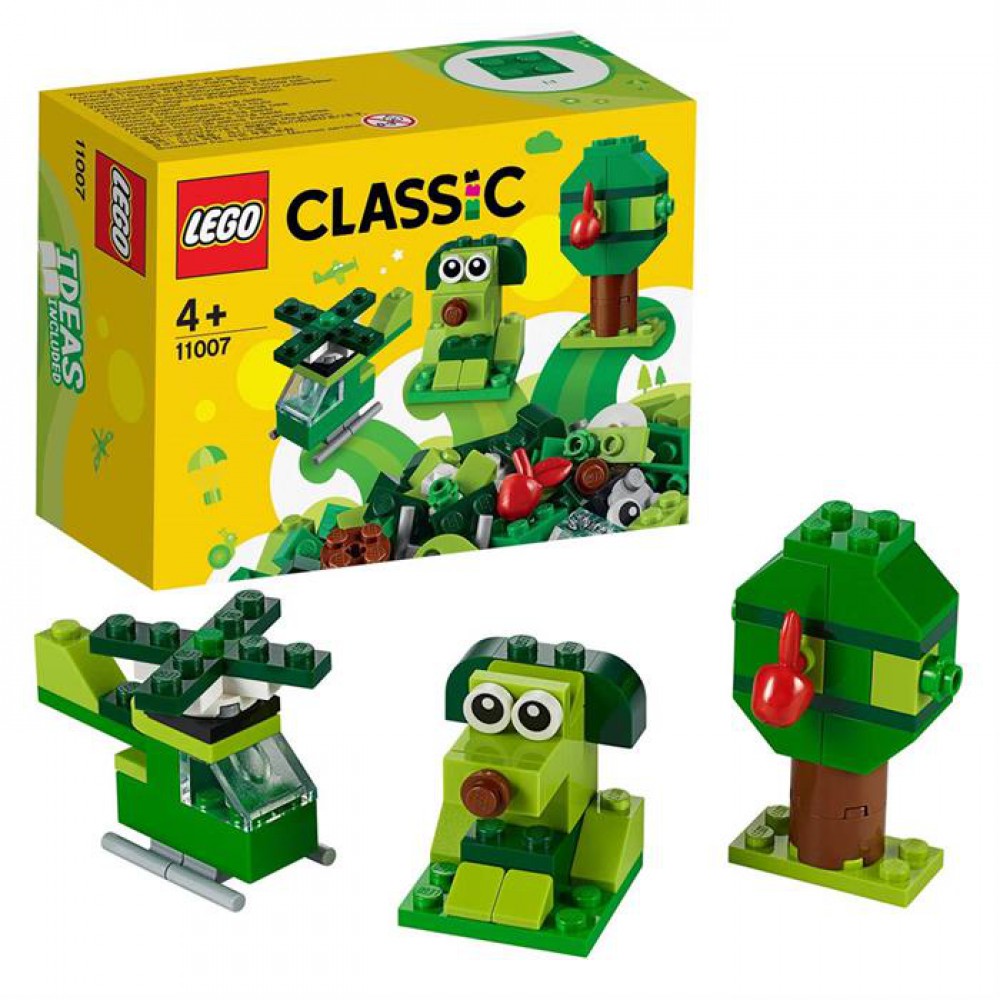 LEGO CLLASİC YEŞİL YAPIM PARÇALARI 60pcs 11007