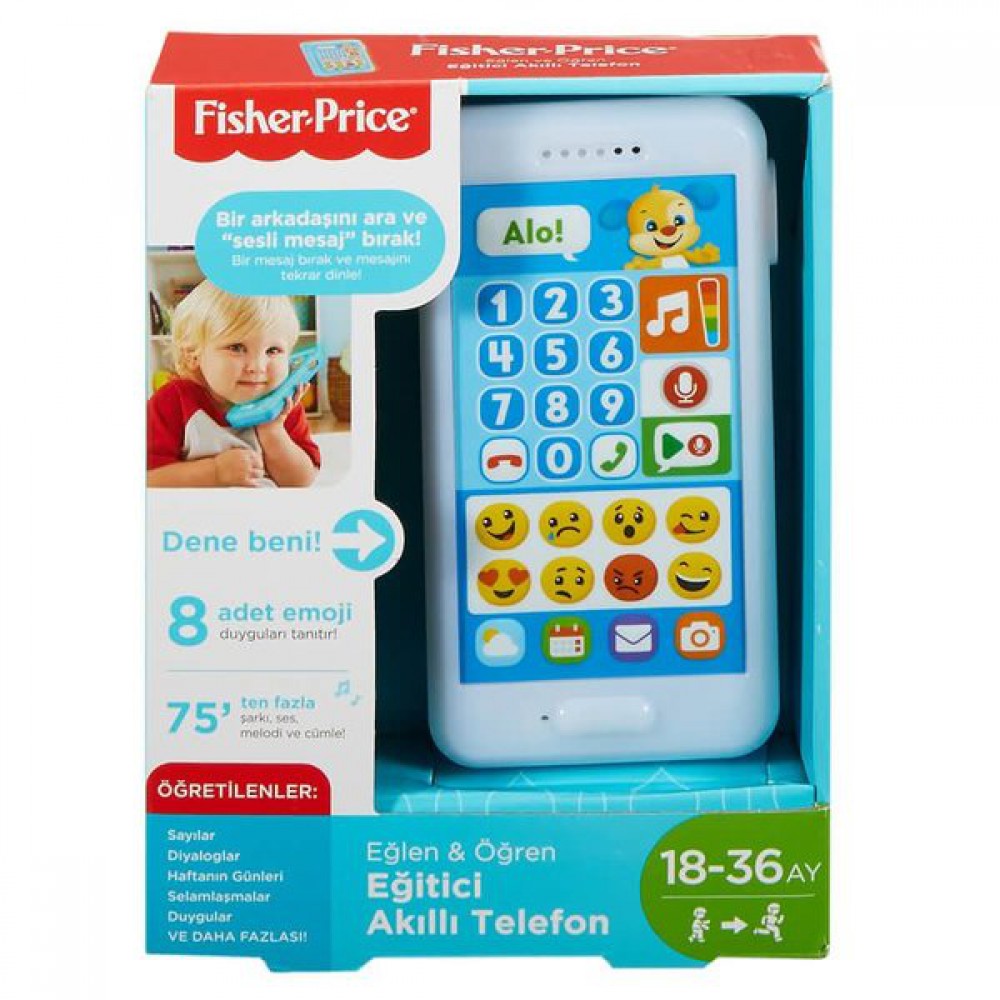 FİSHER PRİCE AKILLI TELEFON FPR25 EĞLEN VE ÖĞREN FPR25