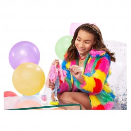 MATTEL BARBIE EXTRA-PEMBE CEKETLİ BEBEK GRN28