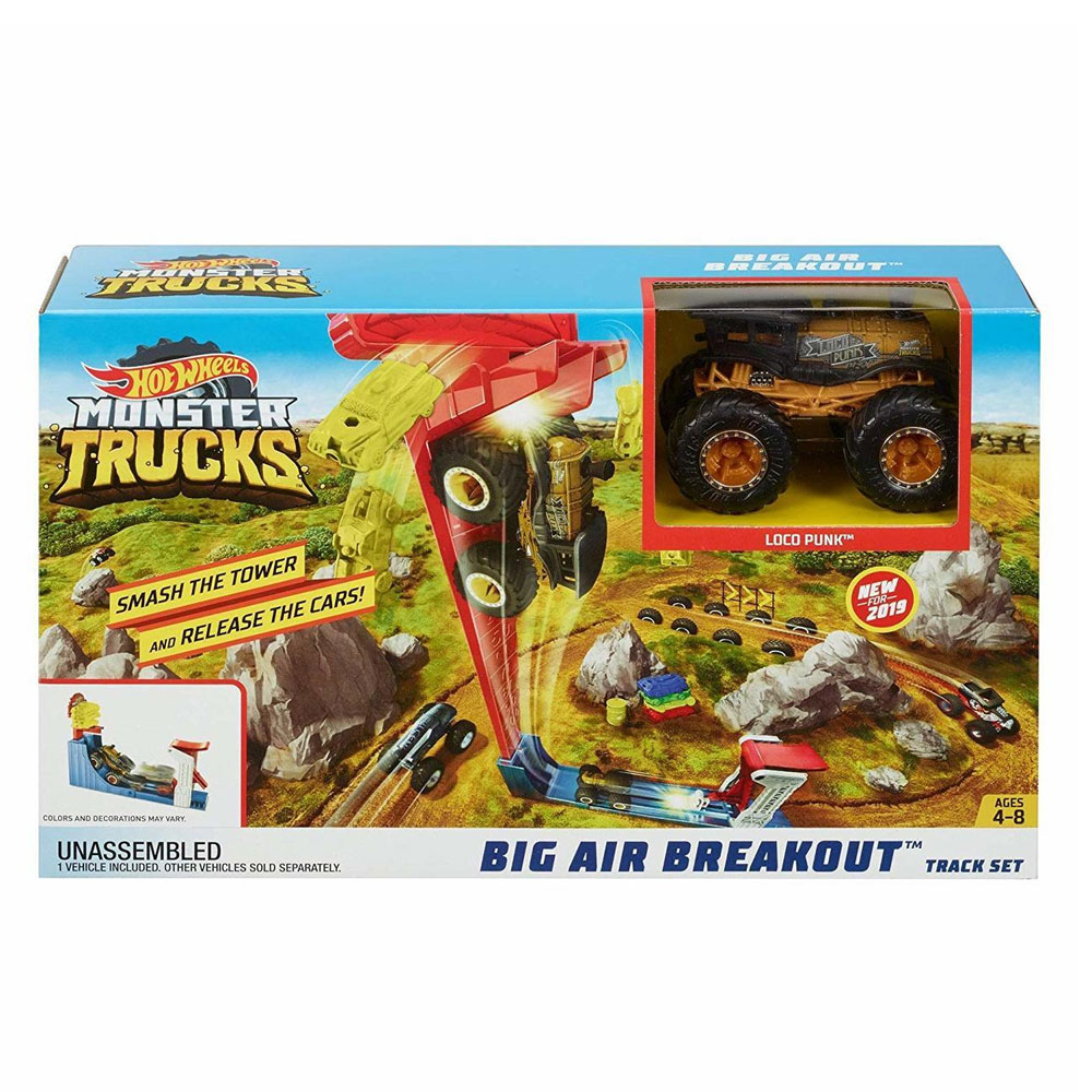 MATTEL MONSTER TRUCKS BİG AİR BREAKOUT OYUN SETİ GCG00