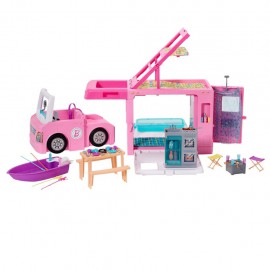 MATTEL BARBIENİN ÜÇLÜ BİR ARADA RÜYA KARAVANI GHL93