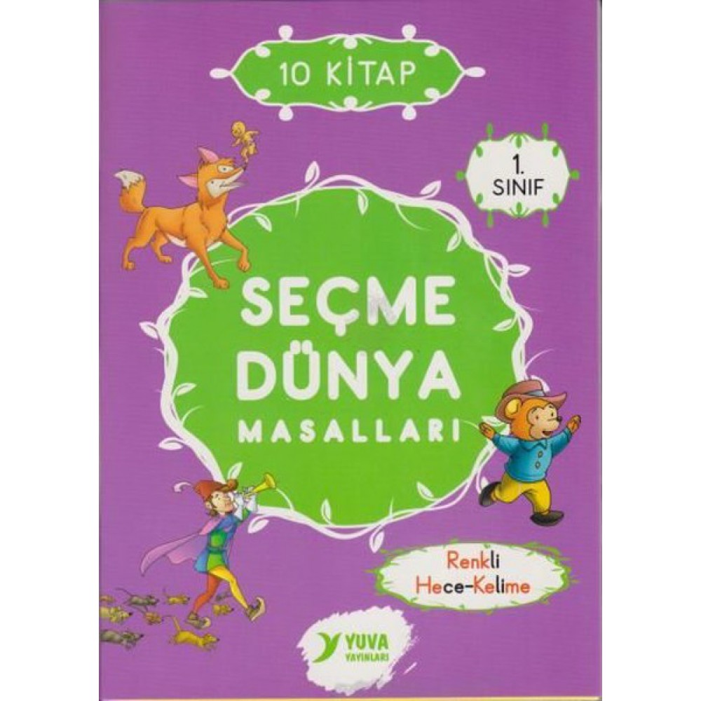 YUVA 1.SINIF SEÇME DÜNYA MASALLARI DÜZ YAZILI 10 K