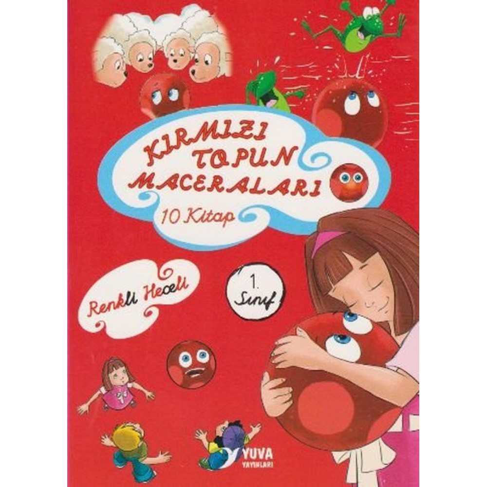 YUVA 1. SINIF KIRMIZI TOPUN MACERALARI RENKLİ HECELİ 
