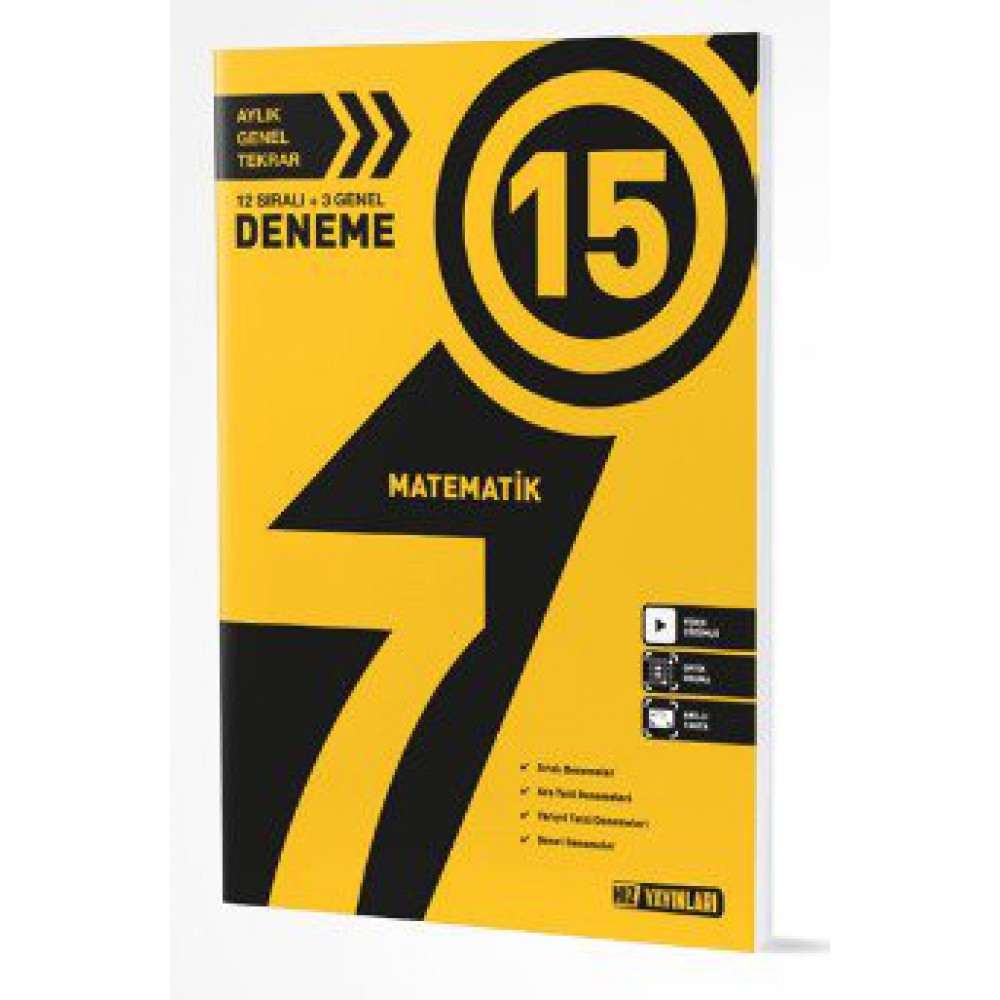 HIZ YAYINLARI 7. SINIF MATEMATİK 15 Lİ DENEME