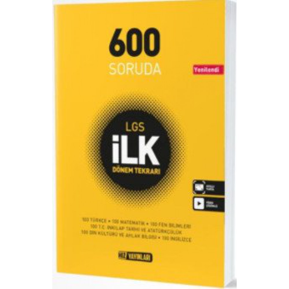 HIZ YAYINLARI 8. SINIF LGS 600 SORUDA İLK DÖNEM TEKRARI