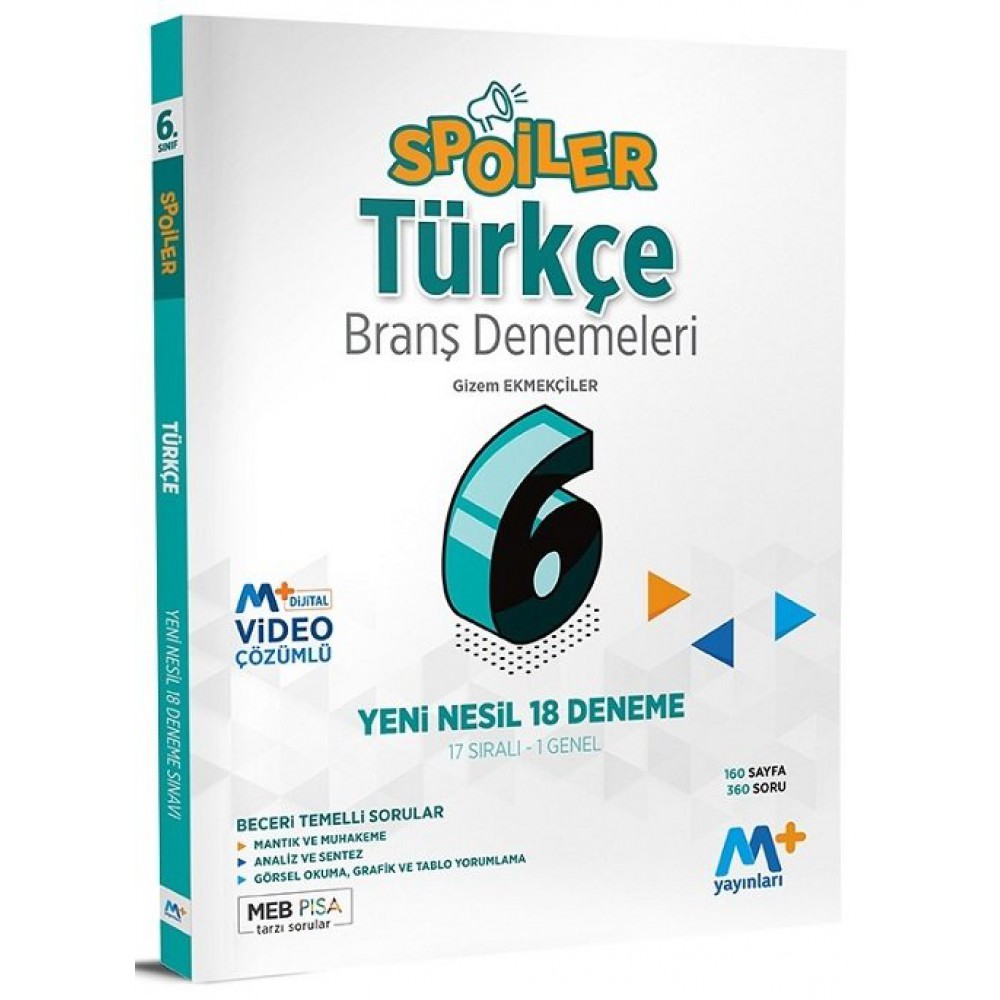 SPOİLER 6.SINIF TÜRKÇE DENEME