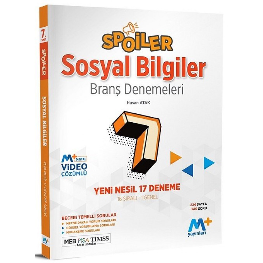 SPOİLER 7.SINIF SOSYAL BİLGİLER DENEME
