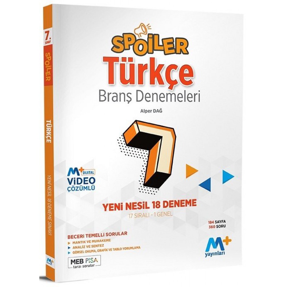 SPOİLER 7.SINIF TÜRKÇE DENEME