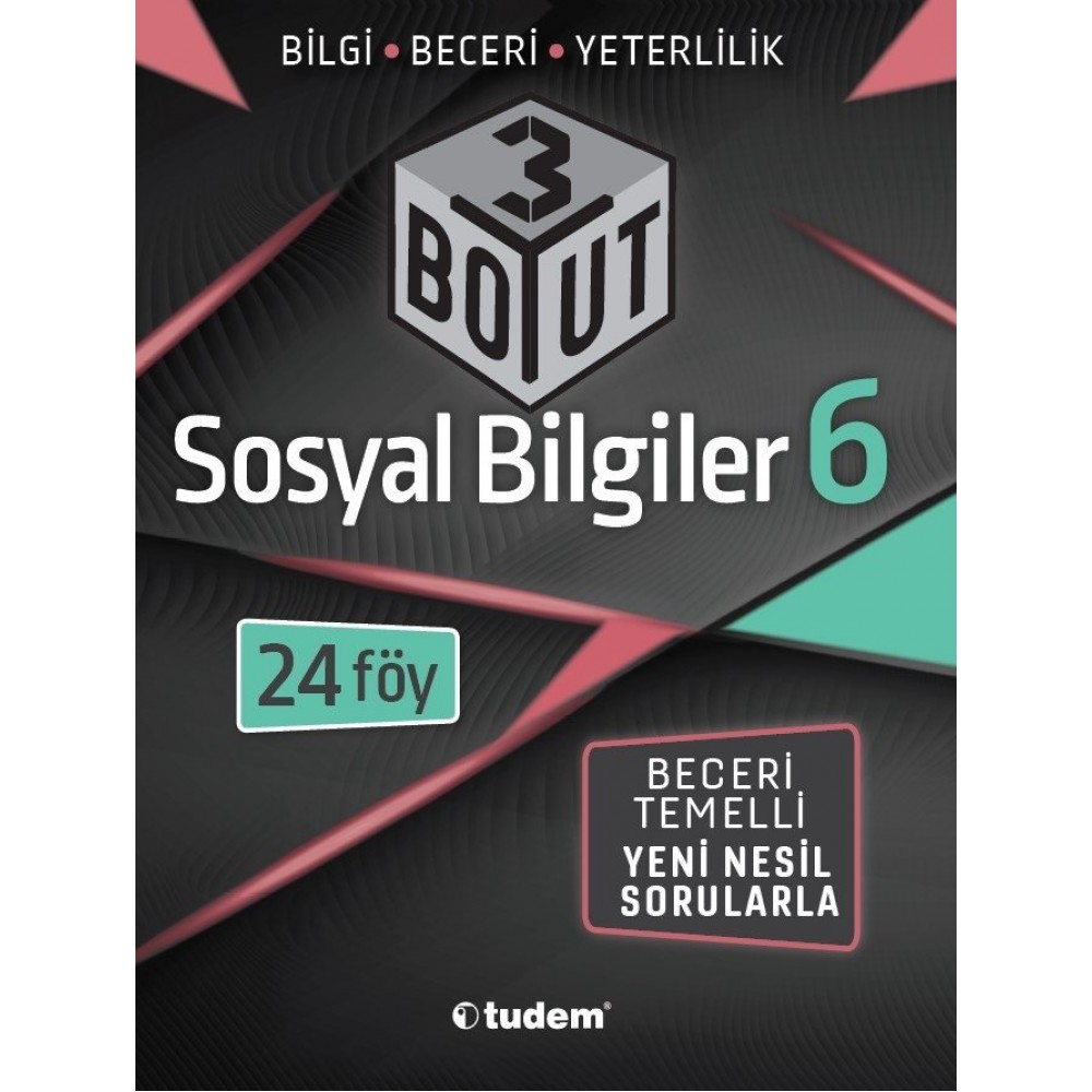 TUDEM 6.SINIF SOSYAL BİLGİLER 3 BOYUT BECERİ TEMELLİ SORU