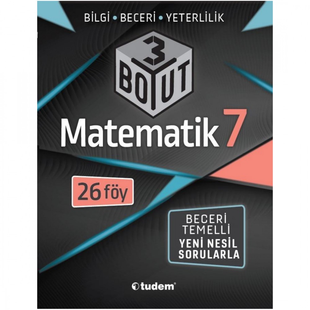 TUDEM 7.SINIF MATEMATİK 3 BOYUT SORU BANKASI