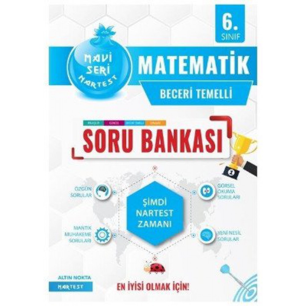 NARTEST 6.SINIF MAVİ MATEMATİK SORU BANKASI