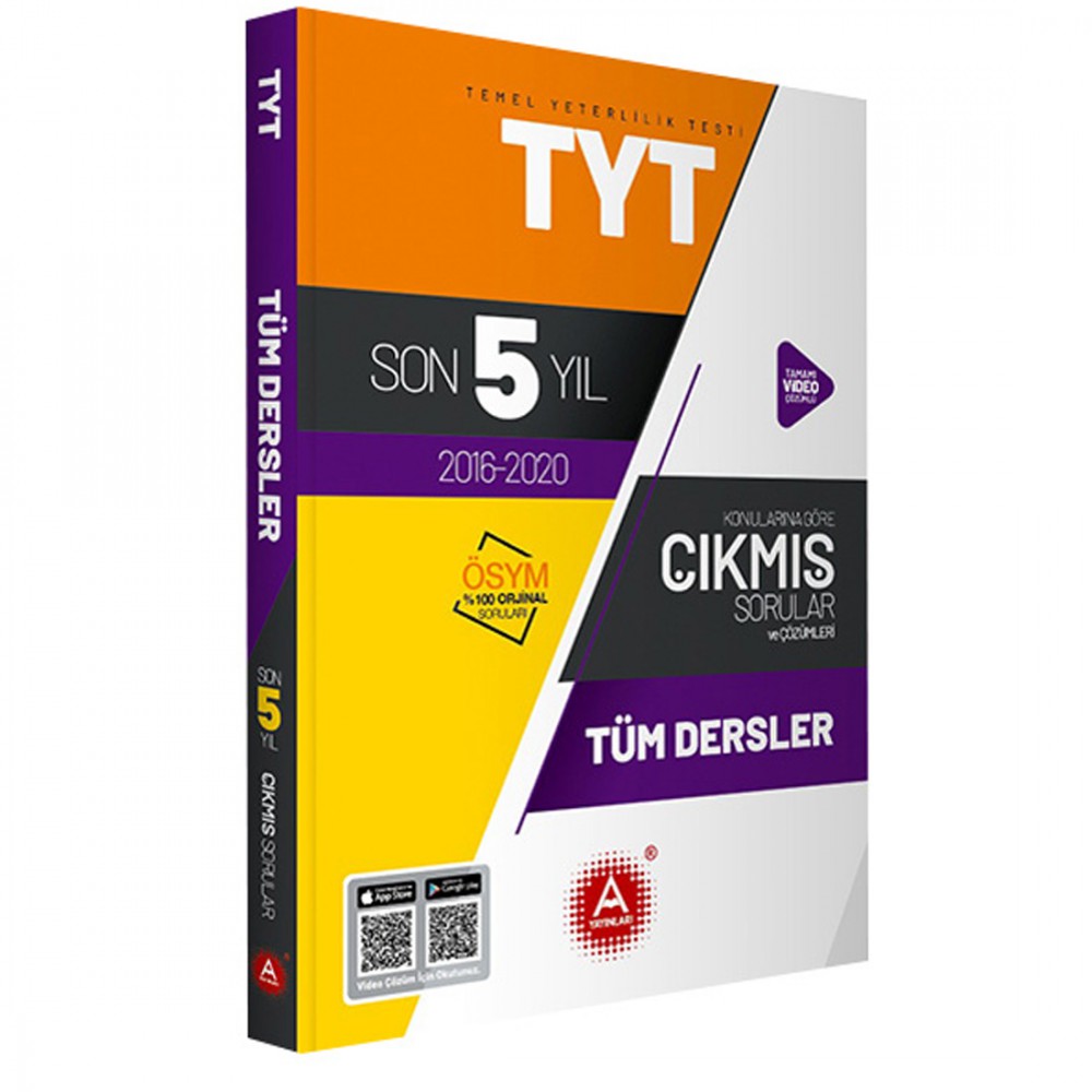 A YAYINLARI TYT TÜM DERSLER KONULARINA GÖRE SORU BANKASI