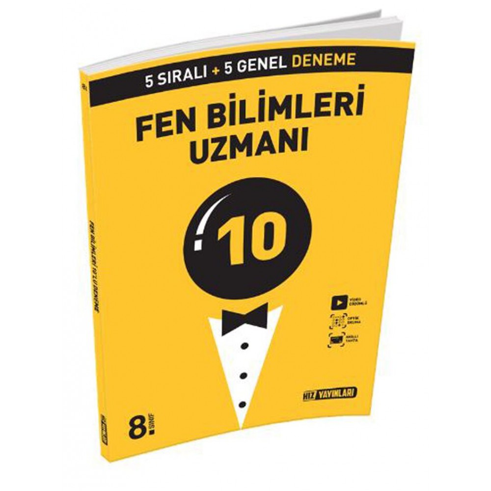 HIZ 8.SINIF UZMAN DENEME FEN BİLİMLERİ 10 LU