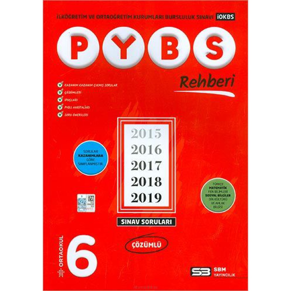 SBM 6.SINIF ÇÖZÜMLÜ PYBS REHBERİ
